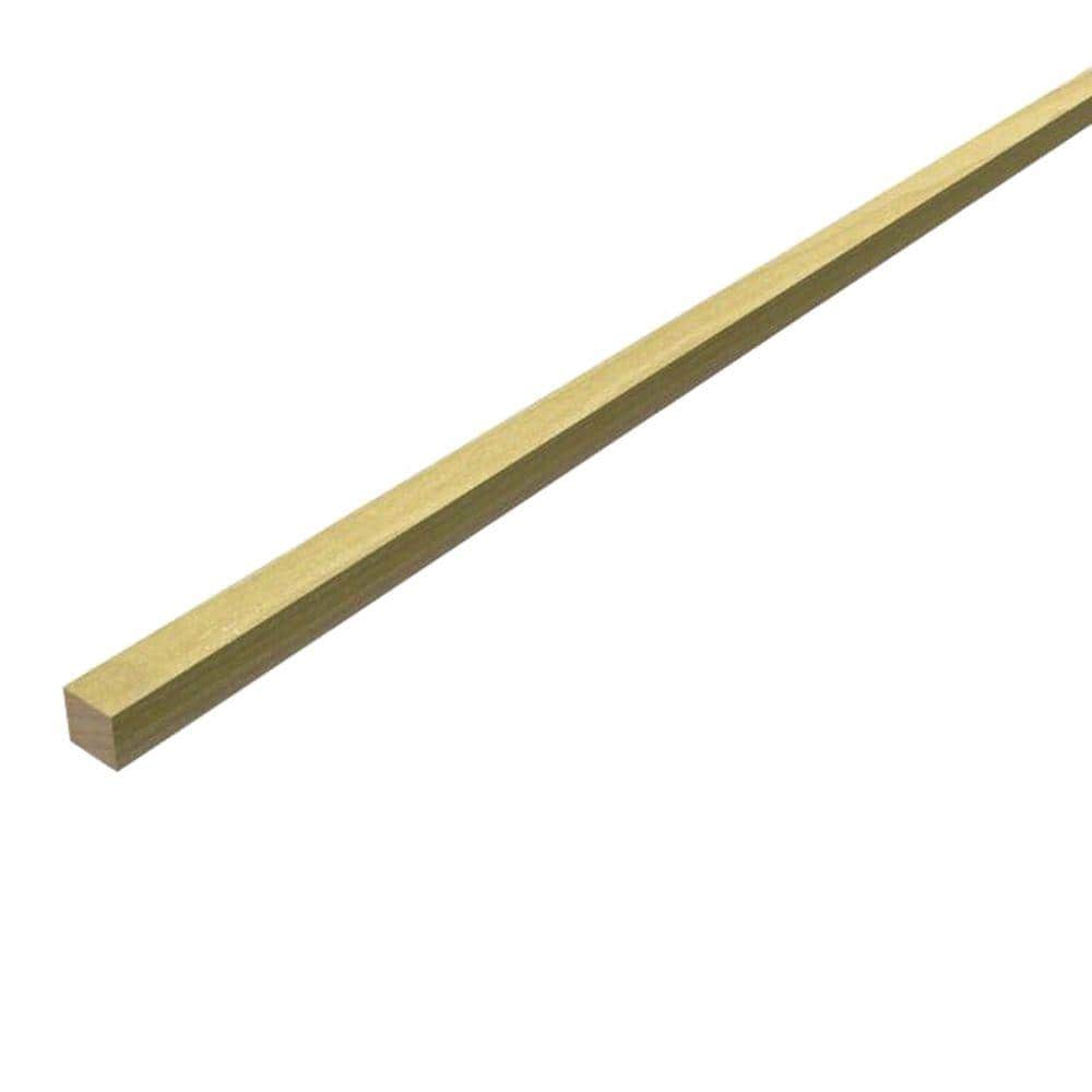 3/4 in. x 3/4 in. x Random Length Poplar Board 282852 The Home Depot