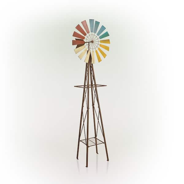 Welcome Wind Mill Metal Garden  Hanging Sign! 