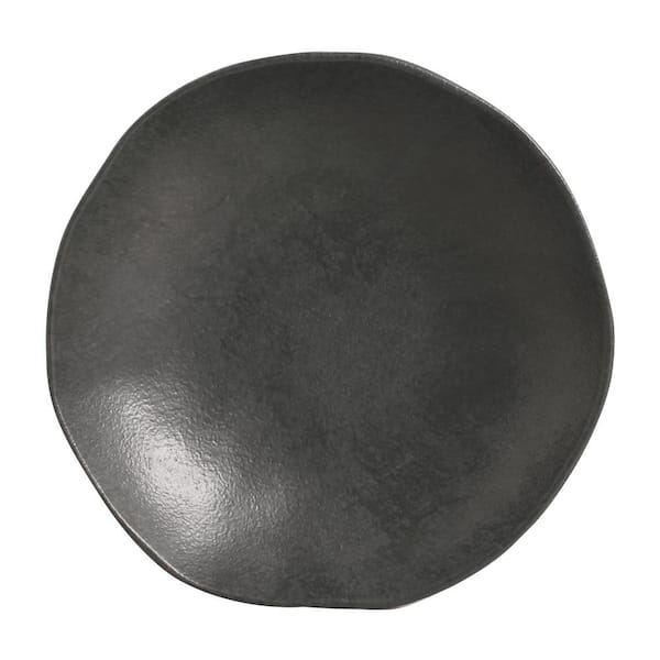 PORTO BRASIL 16.85 fl. oz. Chromium Gray Stoneware Organic Bowl (Set of 6)