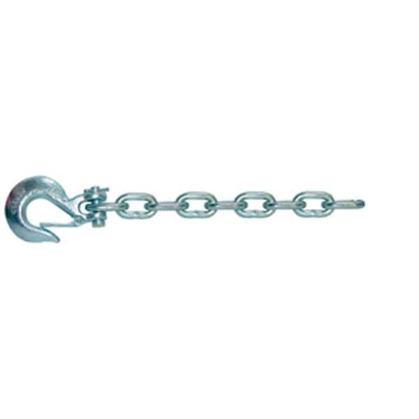 Unbranded Heavy Duty Safety Chain with Hook Grade 70 - 3/8 in. x 37 in.