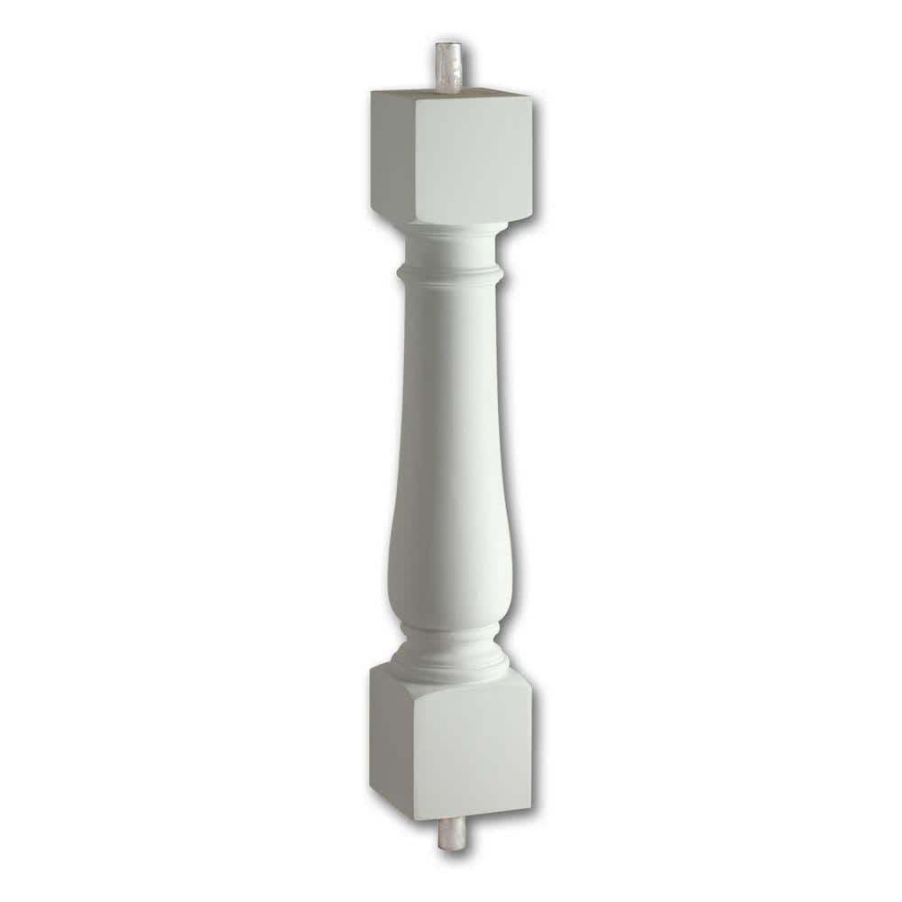 Fypon 30-1/2 in. x 5 in. x 5 in. Polyurethane Classic Baluster for 7 in ...