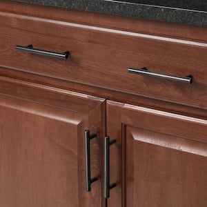 Roosevelt Collection 4 1/4 in. (108 mm) Brushed Oil-Rubbed Bronze Modern Cabinet Bar Pull