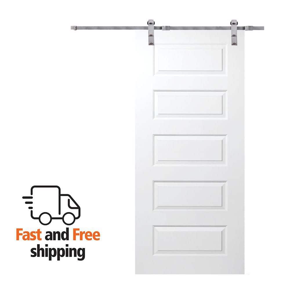 MMI DOOR 36 in. x 80 in. Rockport Smooth Surface Primed Assembly