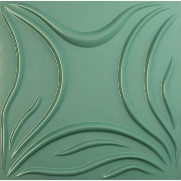 Ekena Millwork 19 5/8 in. x 19 5/8 in. Savannah EnduraWall Decorative 3D Wall Panel, Sea Mist (12-Pack for 32.04 Sq. Ft.)