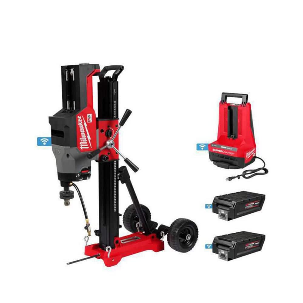Milwaukee MX FUEL Lithium-Ion Core Drill Rig Kit with (2) FORGE