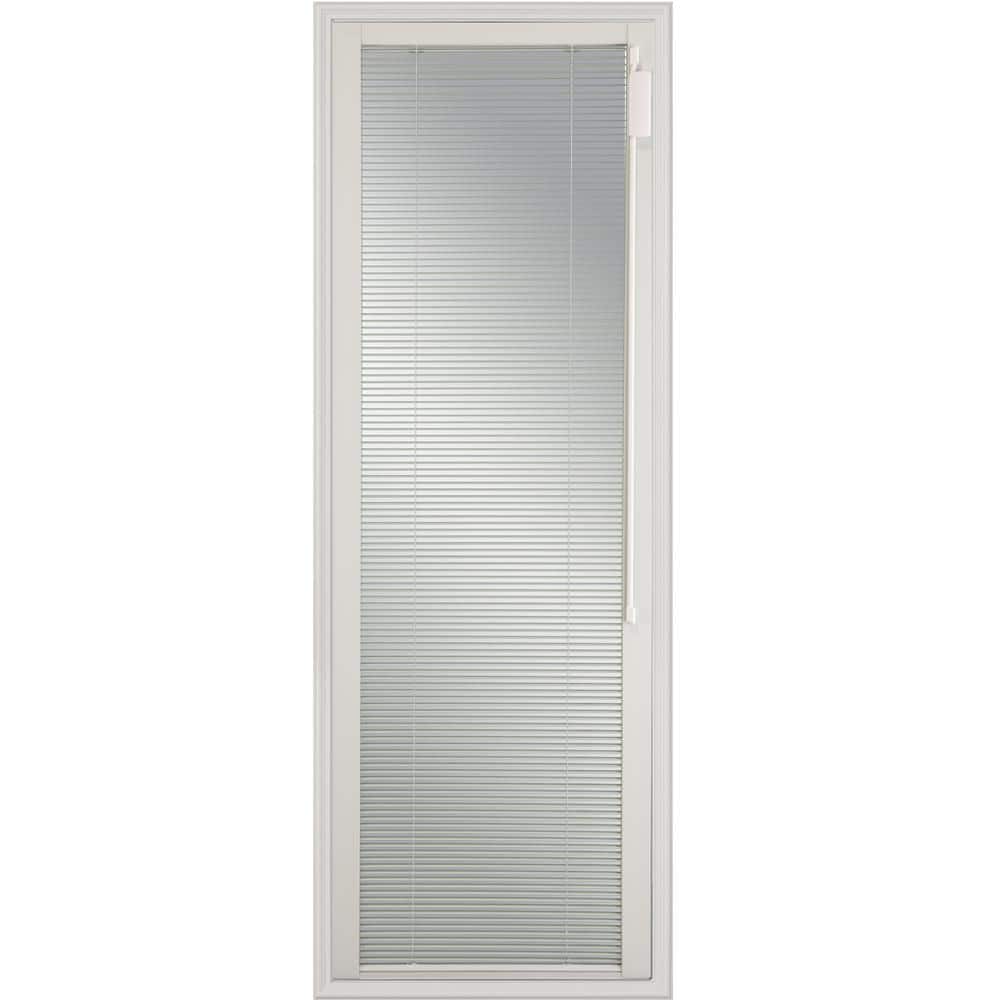 ODL Blink 20 in. x 64 in. x 1 in. Enclosed Blinds with Door Glass with White Frame Replacement Glass Panel -  320689