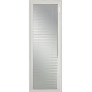 Blink 20 in. x 64 in. x 1 in. Enclosed Blinds with Door Glass with White Frame Replacement Glass Panel