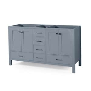 Lyndon 72 in. W x 22 in. D Bath Vanity Cabinet Only in Grey