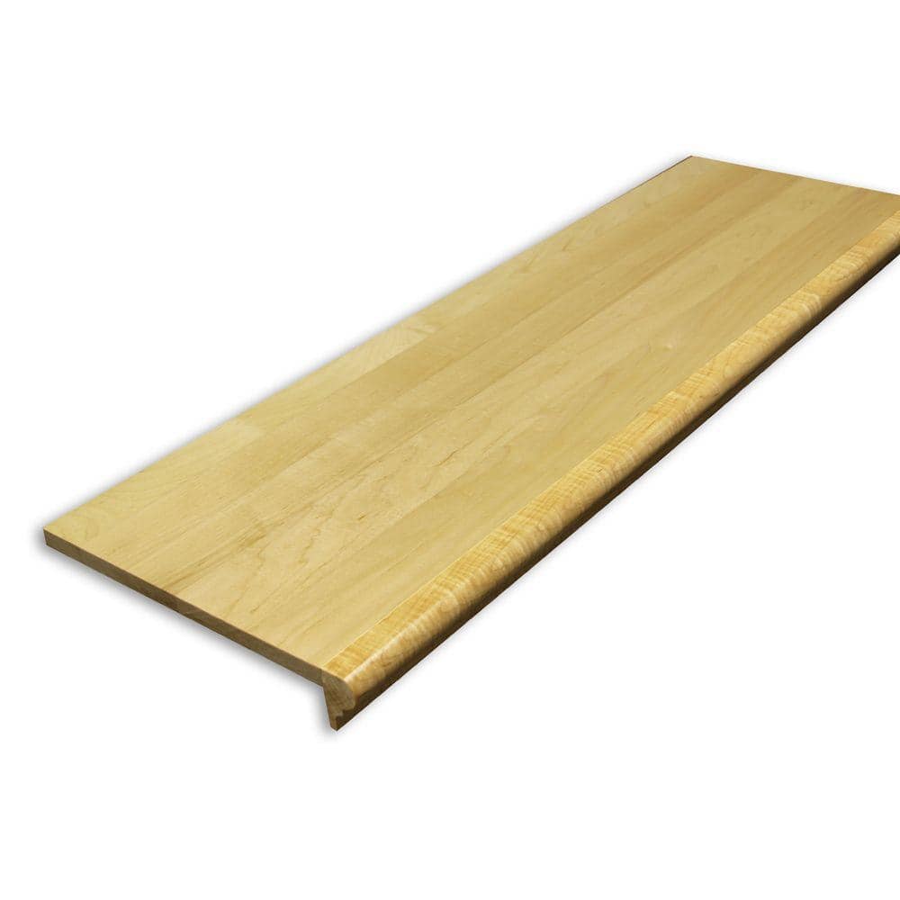 Retread 0.625 in. x 11.5 in. x 36 in. Prefinished Natural Maple No Return Stair Tread price history on PriceWatchPro