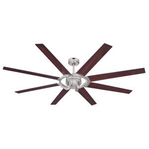 Damen 68 in. Nickel Luster DC Motor Ceiling Fan with Remote Control