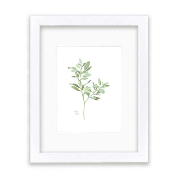 Unbranded Nature's Lace 1 "Lamb's Ear" by Alyssa Lewis Individual White Framed with Mat Nature Art Print 24 in. x 18 in.