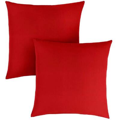 crimson throw pillows
