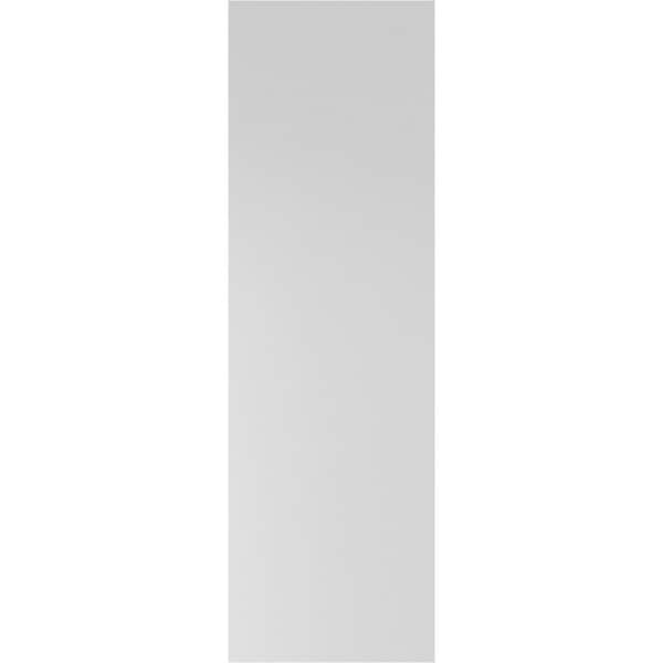 Ekena Millwork True Fit 12 in. x 68 in. PVC 2 Equal Raised Panel Shutters, Pair in Viridian Green