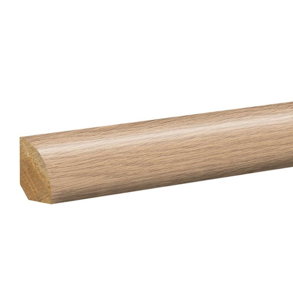 PERFORMANCE ACCESSORIES Sunray 0.62 in. T x 0.75 in. W x 94.5 in. L Textured Wood Look Laminate Moulding/Trim Quarter Round Molding