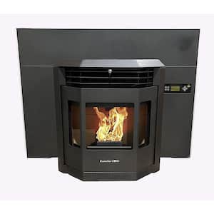 2800 sq. ft. EPA Certified Pellet Stove Fireplace Insert with a 47 lbs. Hopper