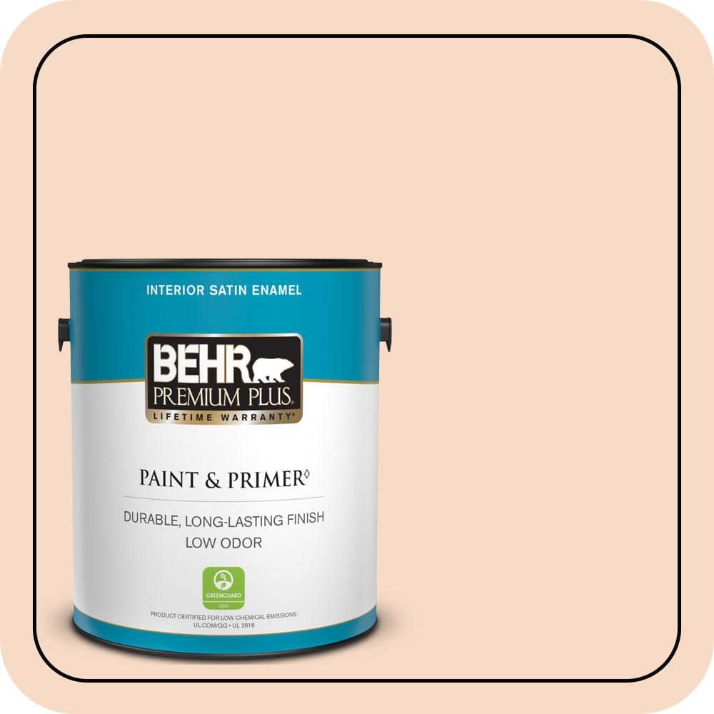 1 gal. #M210-2 Paper Heart Satin Enamel Low Odor Interior Paint & Primer price history on PriceWatchPro