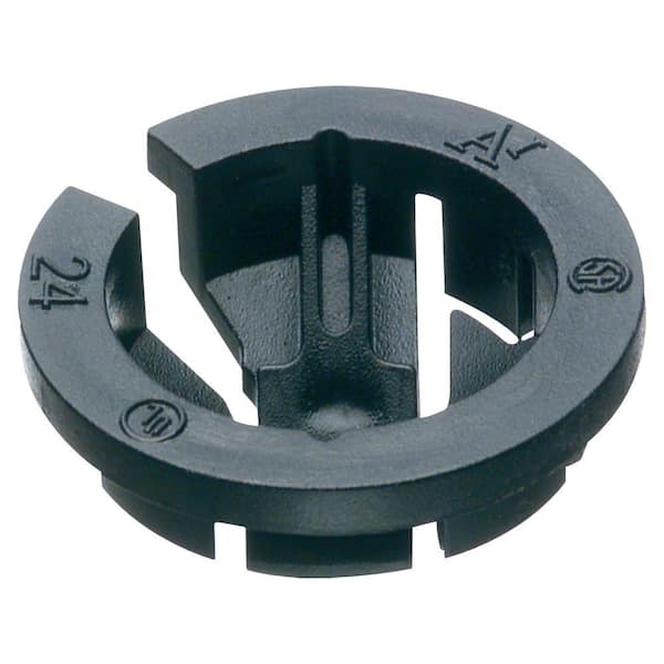 Arlington Industries 3/4 in. Black Button Connectors (10 pack)