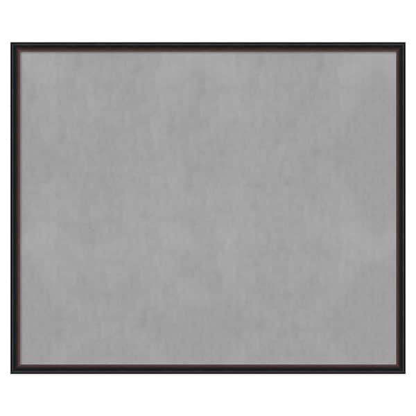 Amanti Art Salon Scoop Red Black 50 in. x 42 in. Framed Magnetic Board