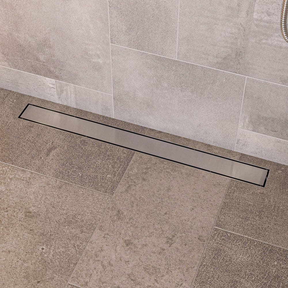 32" Brushed Stainless Steel Linear Shower Drain