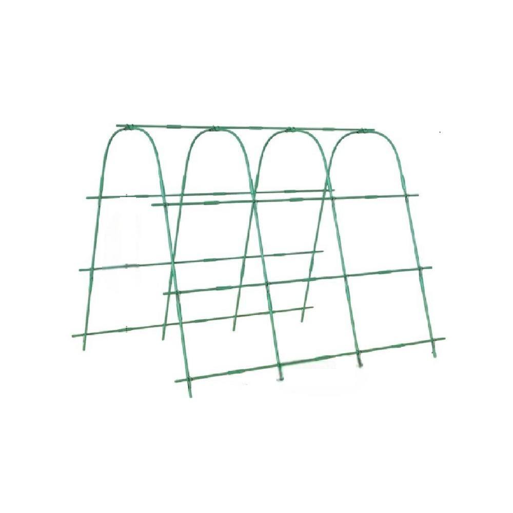 79 in. x 48 in. Metal Garden Arch Trellis for Cucumbers and other Climbing 