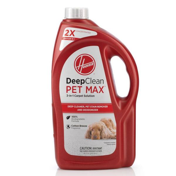 HOOVER 64 oz. 2X Deep Clean PET MAX 3-in-1 Carpet Solution