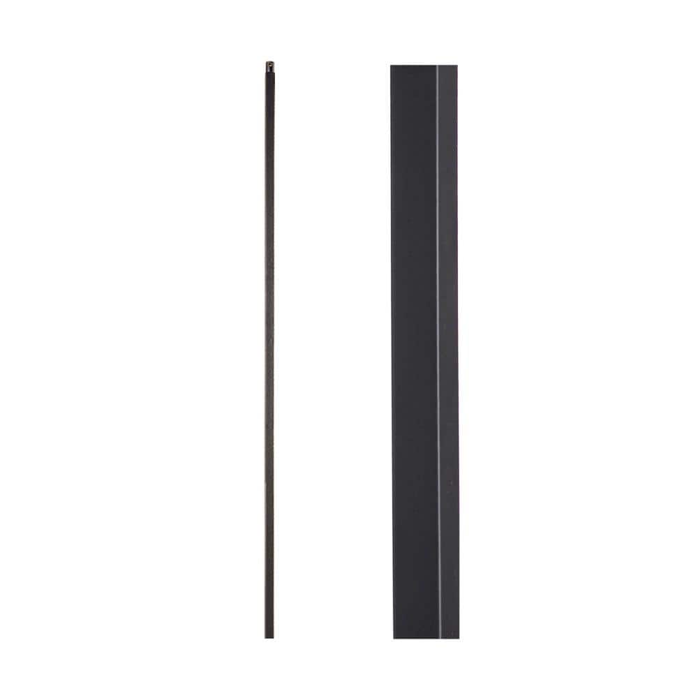 Satin Black 34.2.1-T Plain Square Bar 3/4 inch Hollow Iron Baluster for Staircase Remodel price history on PriceWatchPro