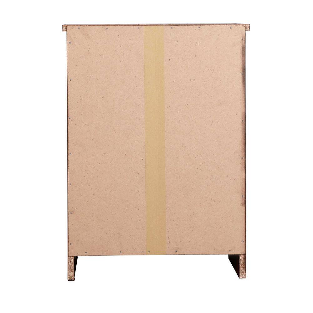 Cherry Wood 1-Drawer Nightstand with Open Shelf