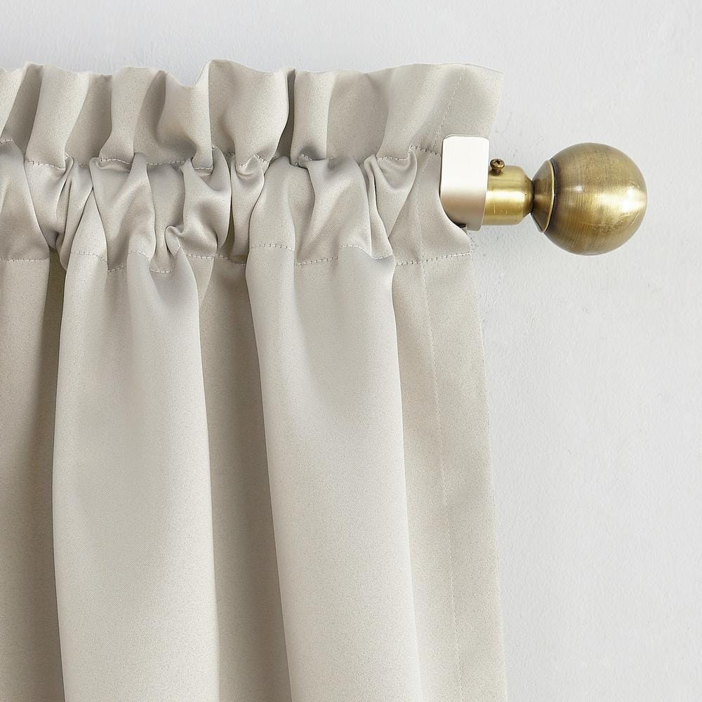 Pearl Blackout Energy Saving Rod Pocket Curtain Panel