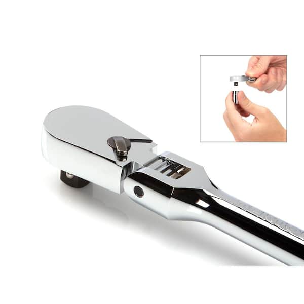 TEKTON 1/2 Inch Drive x 14 Inch Flex Head Bent Handle Ratchet SRH23214 TEKTON 1/2 Inch Drive x 14 Inch Flex Head Bent Handle Ratchet SRH23214