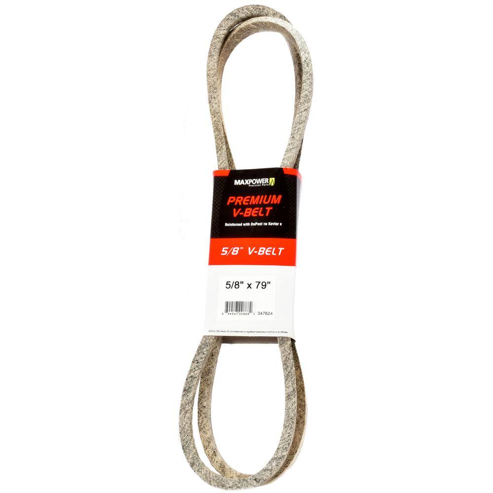 MaxPower 5 8 In X 79 In Premium V Belt 347624 The Home Depot