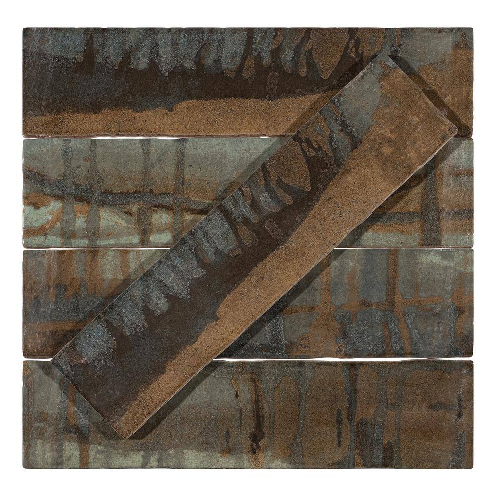 Homage 3x12 Brown Glazed Porcelain Subway Tile