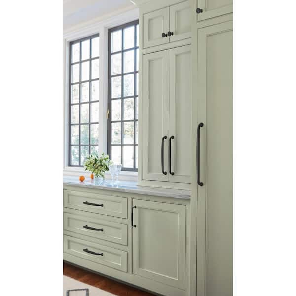 Renown 12 in. (305mm) Traditional Matte Black Arch Appliance Pull
