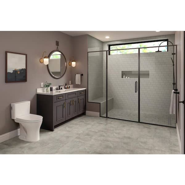 Emser Logic 40-Pack Taupe 3-in x 6-in Glossy Ceramic Subway Wall Tile
