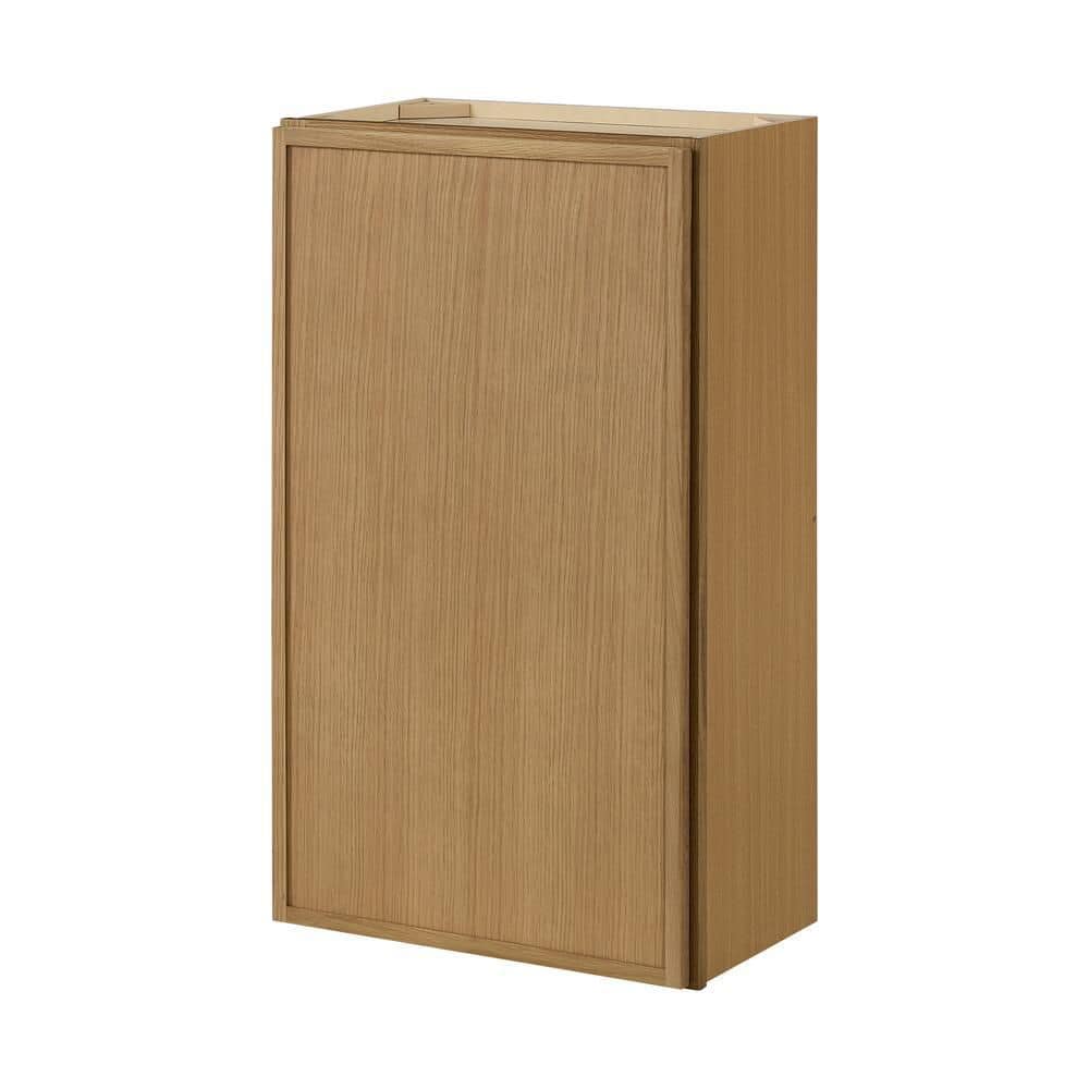 Leyton 21 in. W x 12 in. D x 36 in. H Ready to Assemble Plywood Slim Shaker Wall Kitchen Cabinet in White Oak price history on PriceWatchPro
