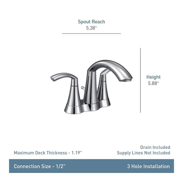 Have a question about MOEN Glyde 4 in. Centerset 2-Handle