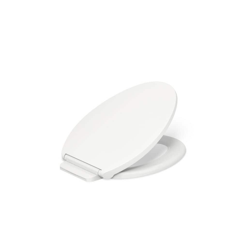 KOHLER - Glenbury Elongated Readylatch Quiet-Close Toilet Seat in White