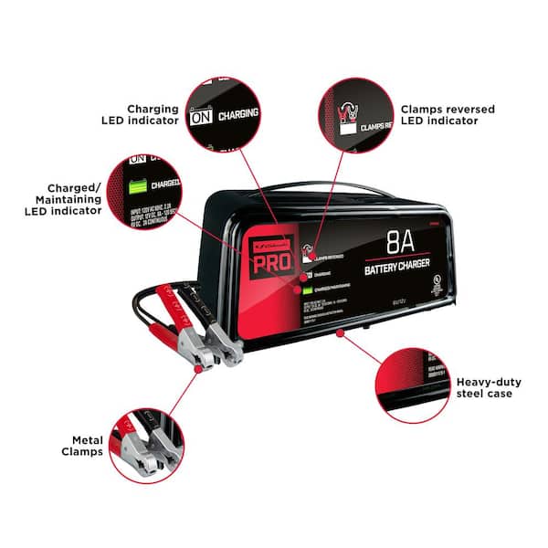Schumacher Electric 3-Amp 12-Volt Car Battery Charger in the Car Battery  Chargers department at