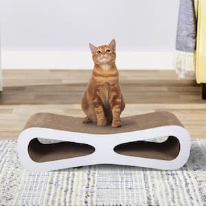 29.5 in. x 8.5 in. BC Corrugated Board Cat-eyed Cat Scratcher and Lounge