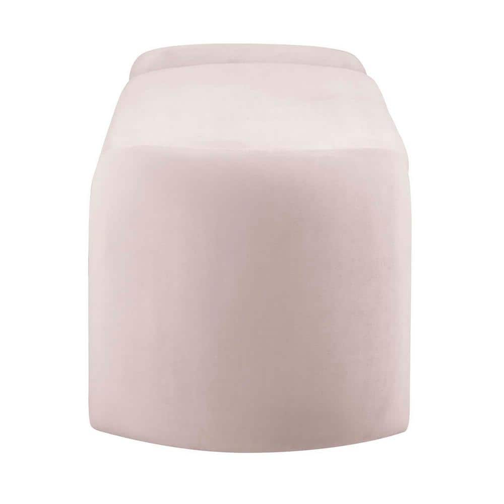 Nebula 62'' Pink Performance Velvet Upholstered Storage Bench