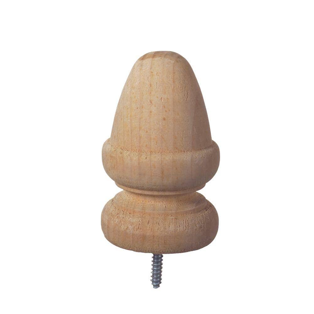 Carved Acorn Finial - 411