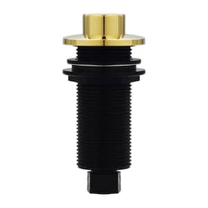Sink Top Waste Disposal Replacement Air Switch Trim Only, Raised Button, Polished Brass