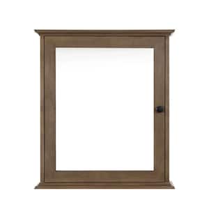 Sonoma 24 in. x 27 in. Surface Mount Medicine Cabinet in Almond Latte