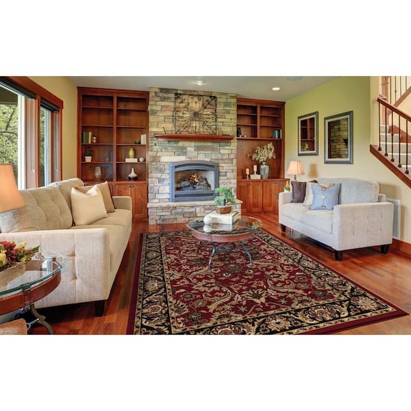 Ankara Sultanabad Red 9 ft. x 13 ft. Area Rug