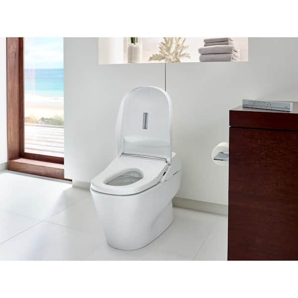 TOTO - Neorest 700H 2-Piece 0.8/1.0 GPF Dual Flush Elongated ADA Comfort Height Integrated Bidet Toilet in Cotton White