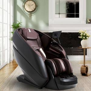 R9775EBLK 4D Massage Deluxe Black and Gray Zero Gravity with Heat, 24 Massage Program