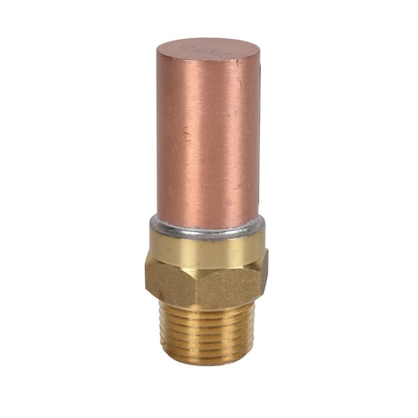 OATEY Quiet Pipes 1/2 in. x 1/2 in. Brass Compatible Copper Sweat Connection Water Valve Water Hammer Arrester