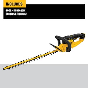 20V MAX 22 in. Lithium-Ion Cordless Hedge Trimmer with 20V MAX Compact Lithium-Ion 4Ah Battery and 12V to 20V Charger