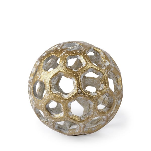 Mercana Bellatrix II 7 in.  Brown Wooden Sphere