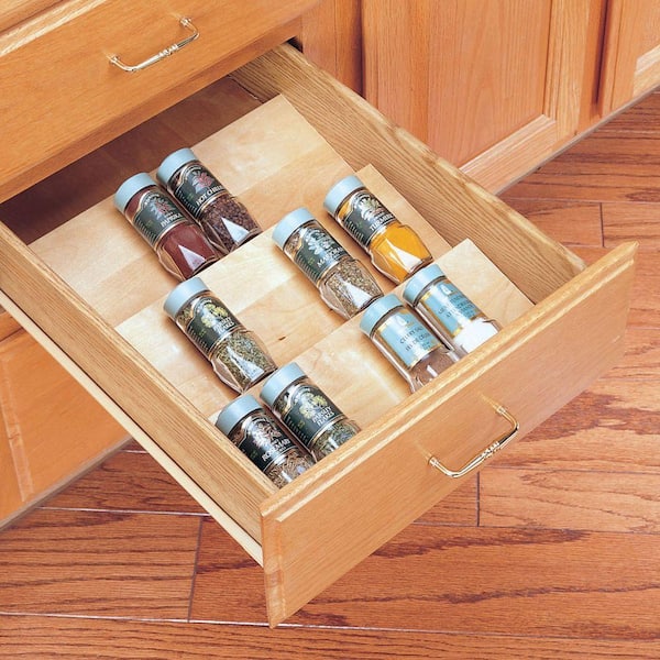 Fold-down under cabinet spice drawer : r/woodworking