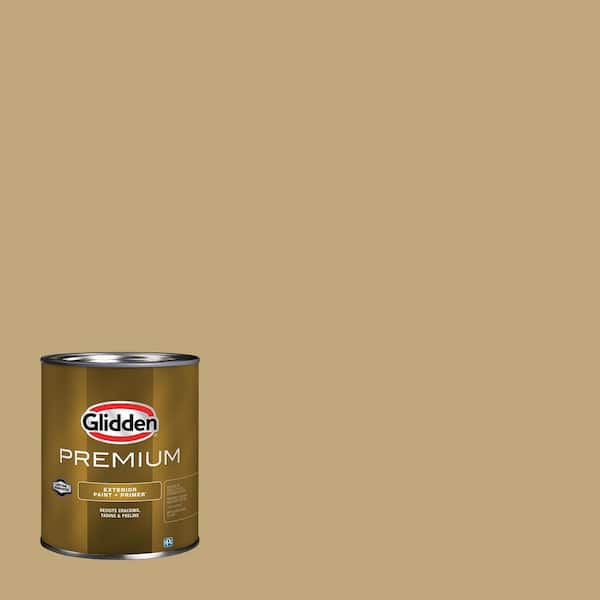 Glidden Premium 1 qt. PPG1093-5 Antiquity Semi-Gloss Exterior Latex Paint